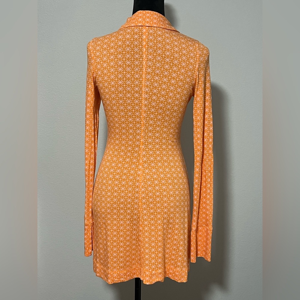 FREE PEOPLE Shayla Long Sleeve Button Front Mini Dress- S - Picture 7 of 9